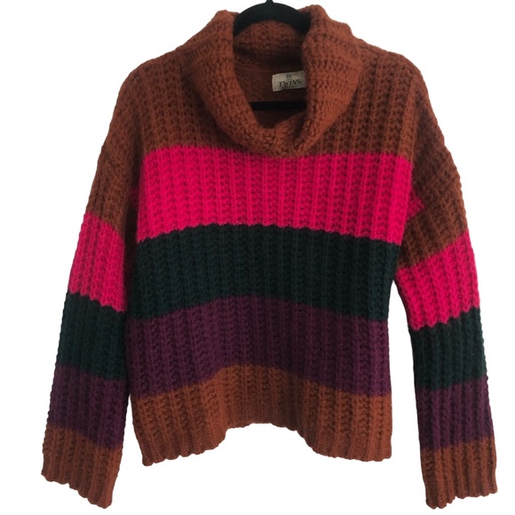 TWINS Chunky Knit Oversized SWEATER - Picture 1 of 4